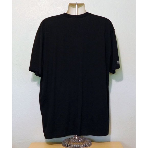 Stay Zero Foxtrot Tee Shirt 3XL Black Skull Short Sleeve Polyester Cotton - Picture 7 of 8